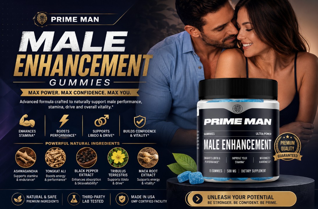Prime Man Male Enhancement Gummies formula overview